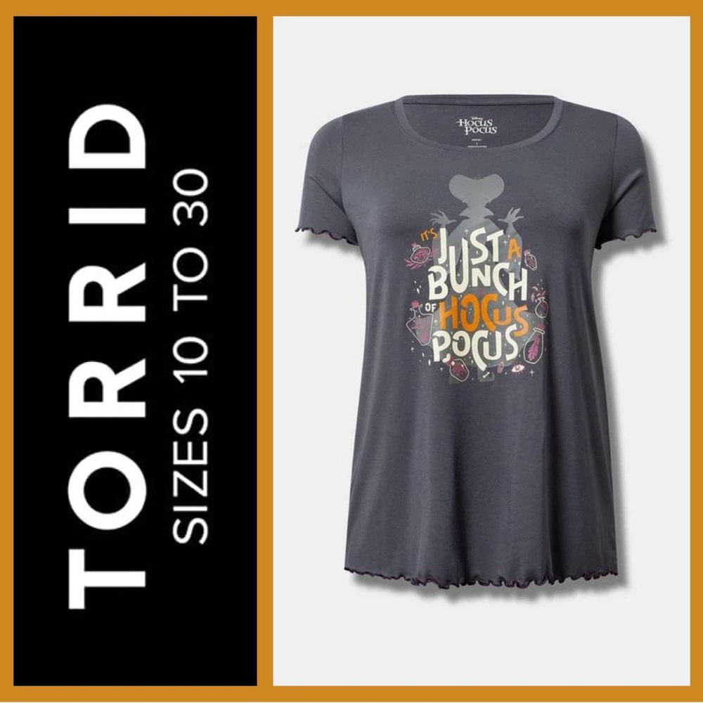 Disney Torrid Hocus Pocus Graphic Women's Sleep Top
